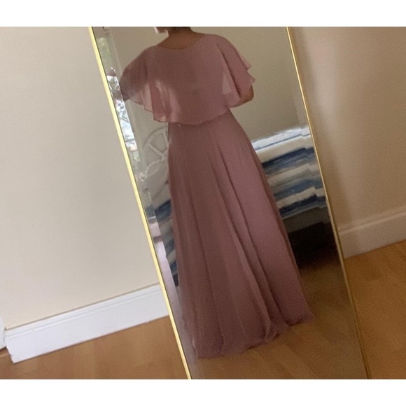 Azazie Jamie in Dusty Rose - Picture 5 of 5